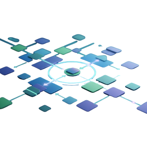 Visual guide showing how to organize pages in a PDF document.